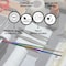 A2Z Scilab Thumb Tweezers 12 Inch Straight Blunt Serrated Tips Multi Titanium Color, Stainless Steel A2Z-ZR970 - alternate 2